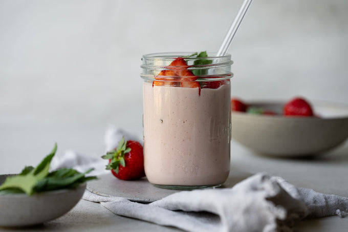 Budwig Erdbeer-Smoothie