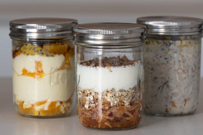 Apfel-Mandel Overnight Oats (Meal Prep)