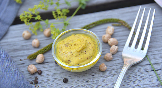 Budwig Kichererbsen-Hummus mit Dr. Budwig Omega-3 Leinöl