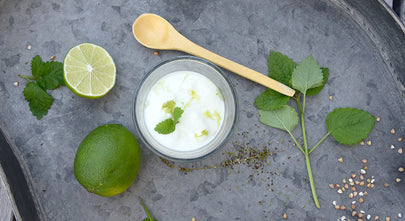 Budwig Minze-Limette-Dip