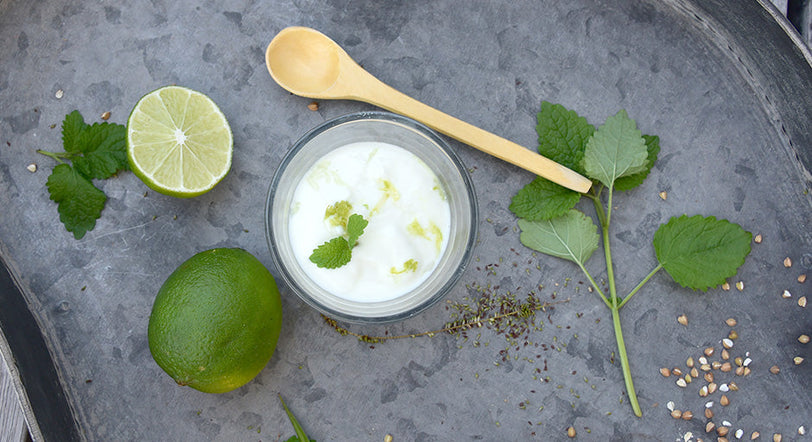 Budwig Minze-Limette-Dip