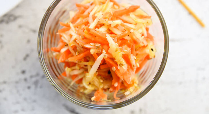 Kohlrabi-Möhren-Salat