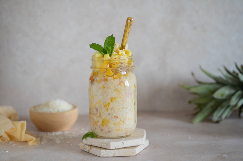 Kokos-Ananas Overnight Oats
