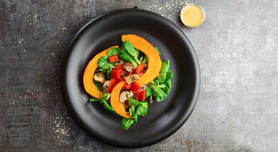 Warmer Hirse-Salat mit Kürbis