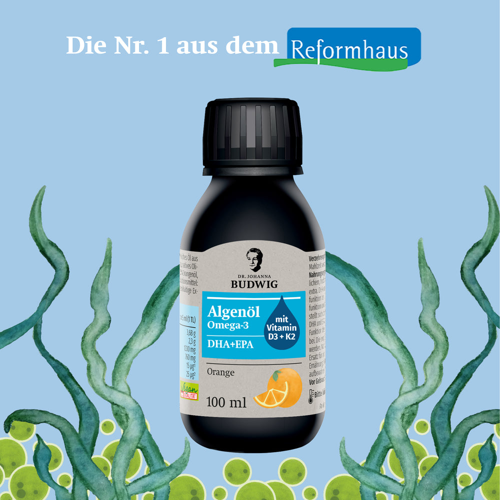 Omega-3 Algenöl Orange