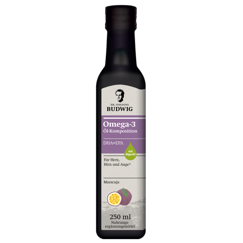 Omega-3 DHA+EPA Öl Maracuja