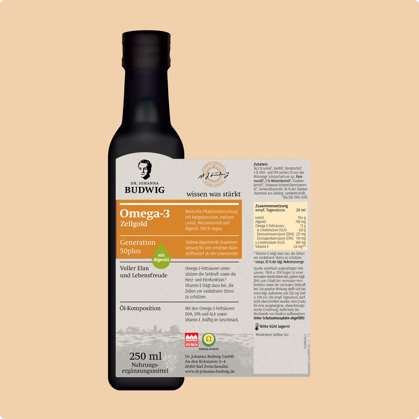 Omega-3 Zellgold für die Generation 50plus