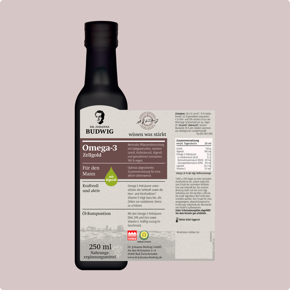 Omega-3 Zellgold für den Mann