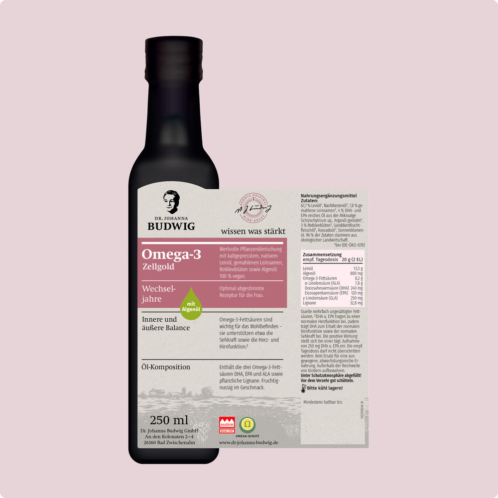 Omega-3 Zellgold Wechseljahre