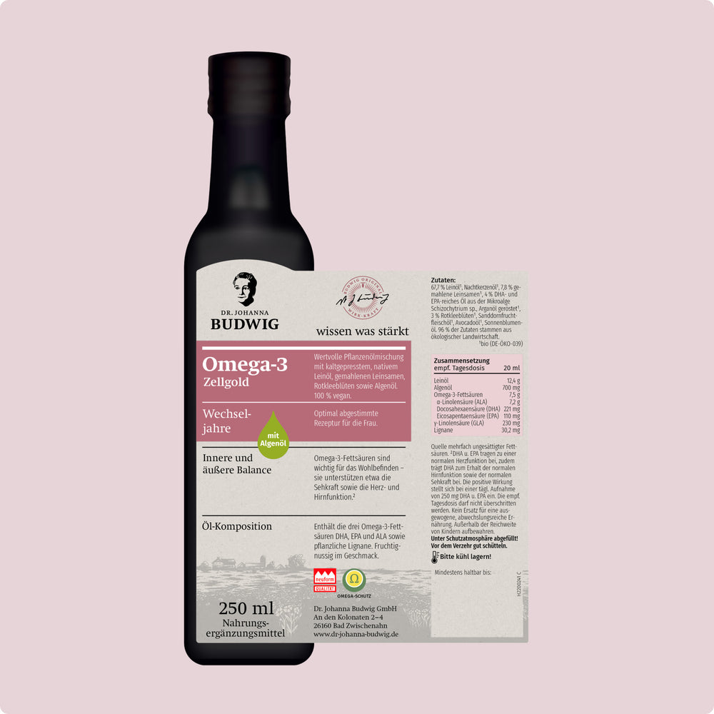 Omega-3 Zellgold Wechseljahre
