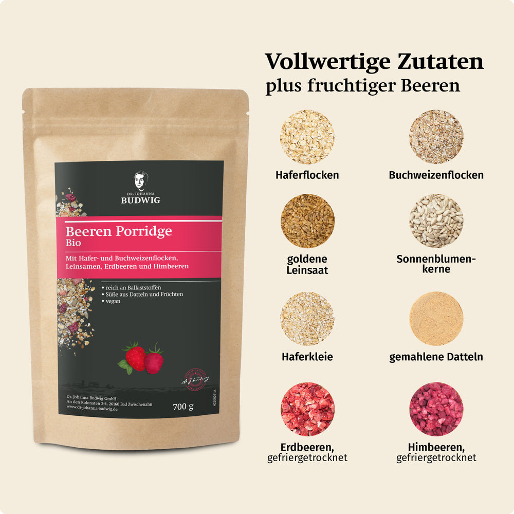 porridge aufbewahren Kennenlern-Paket: Beeren Porridge