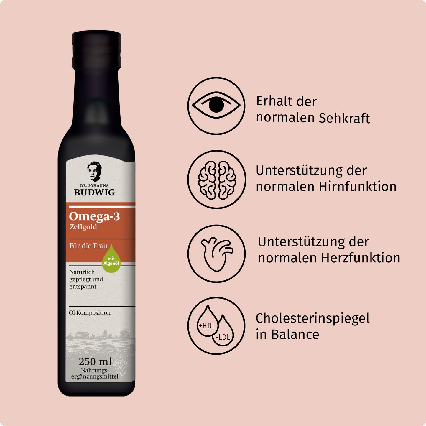 Omega-3 Zellgold für die Frau