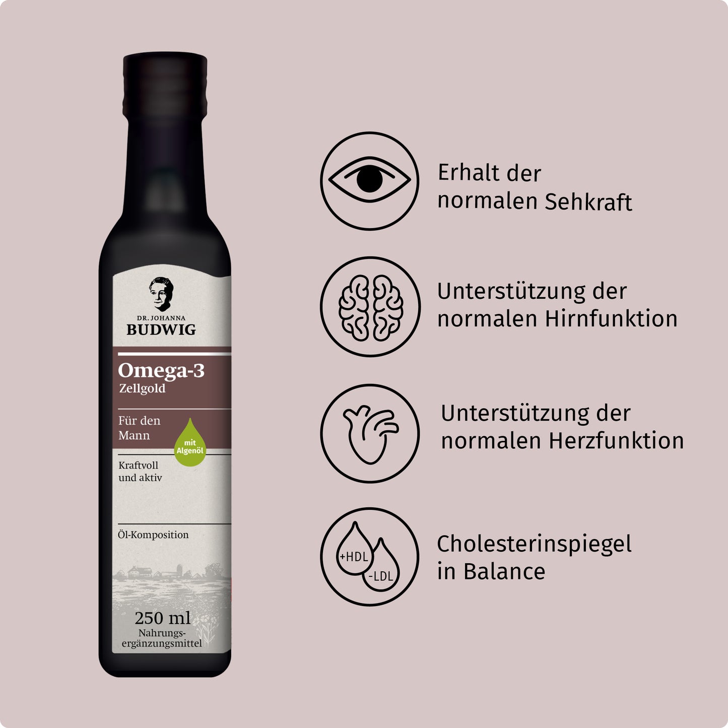 Omega-3 Zellgold für den Mann