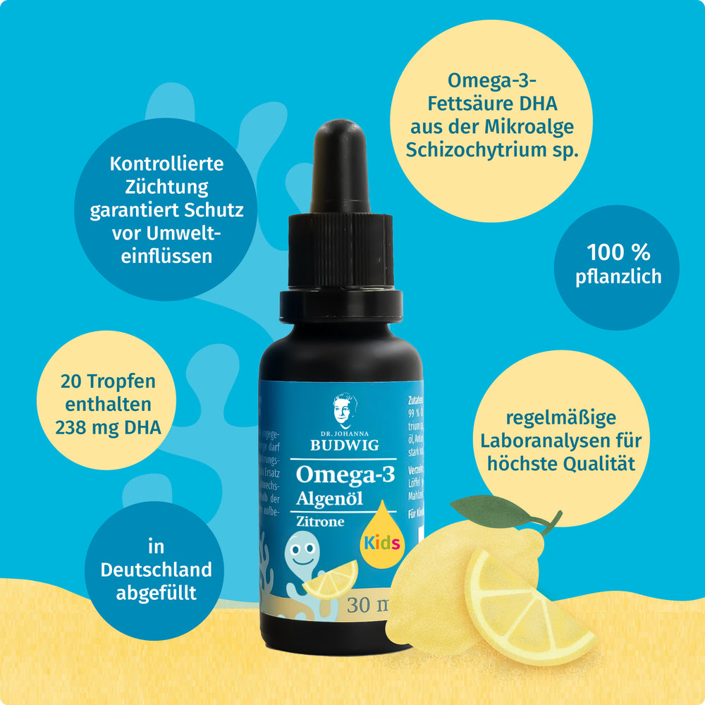 Omega-3 Algenöl Kids (30 ml)