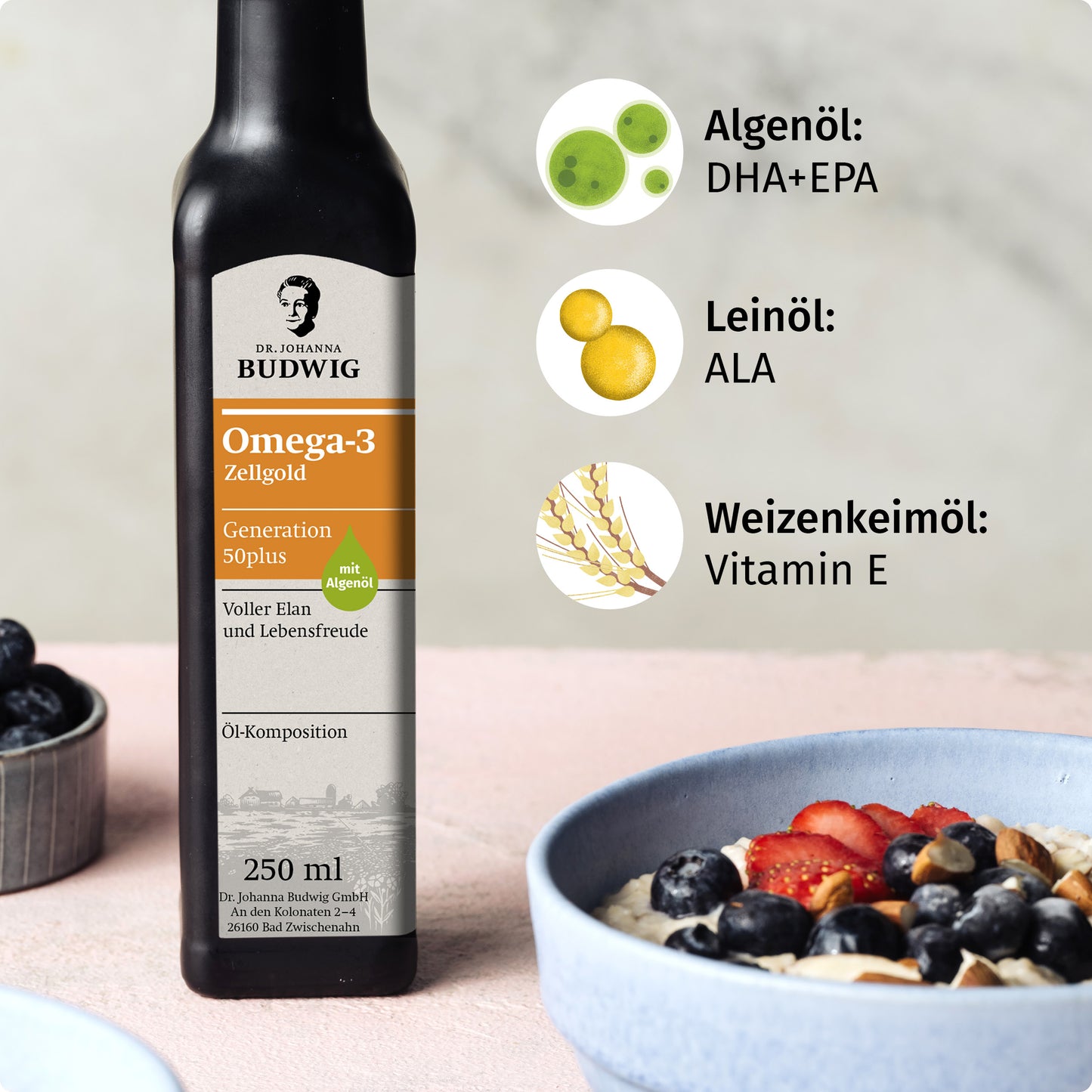 Omega-3 Zellgold für die Generation 50plus