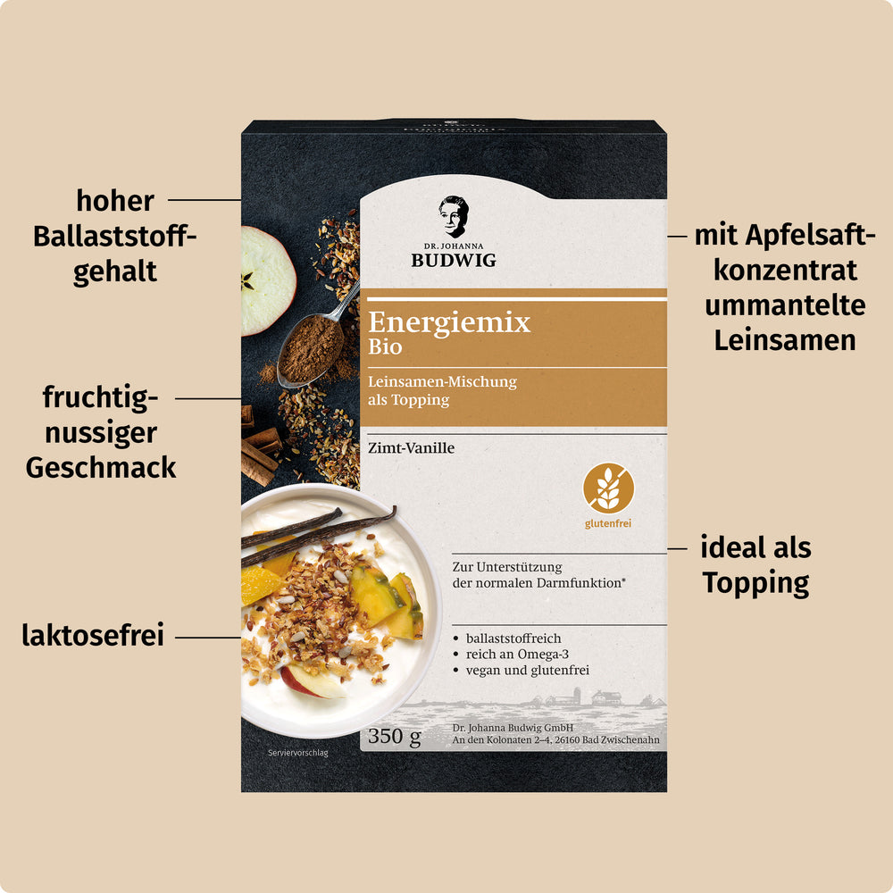 Energiemix Zimt-Vanille