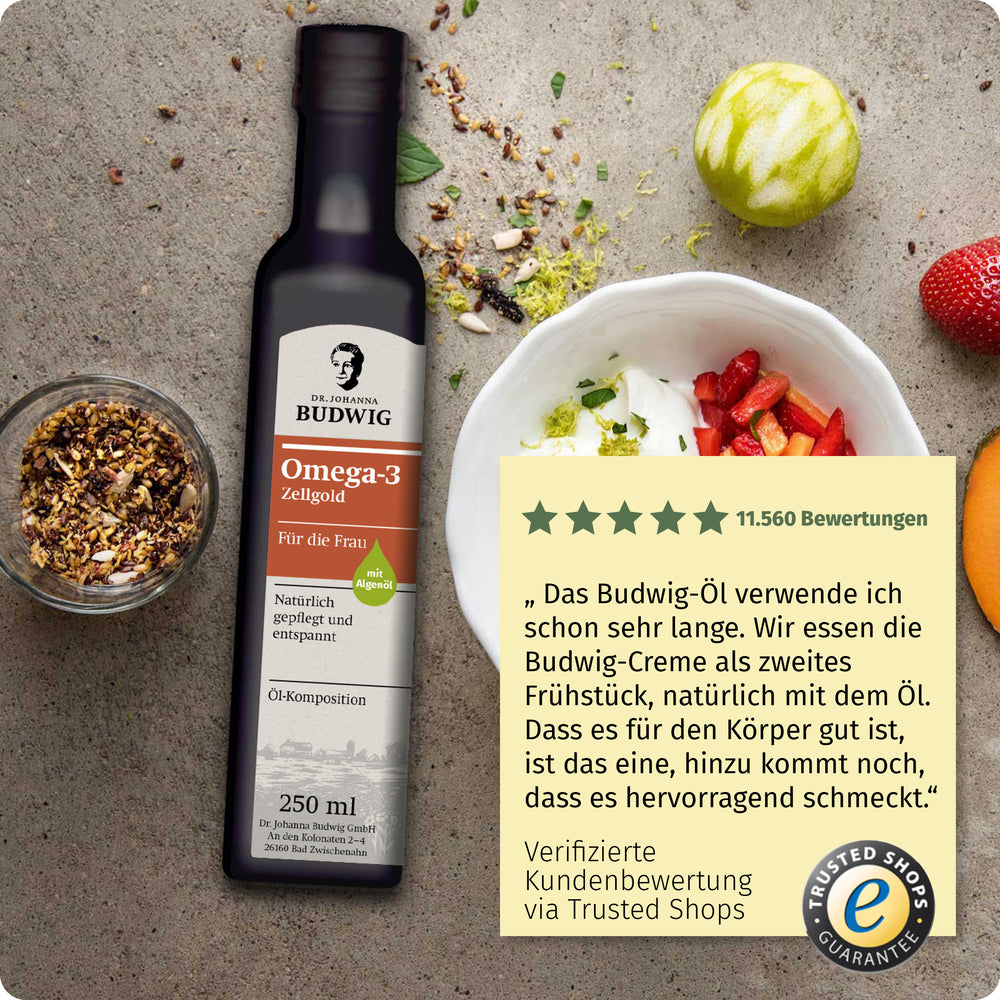 Omega-3 Zellgold für die Frau