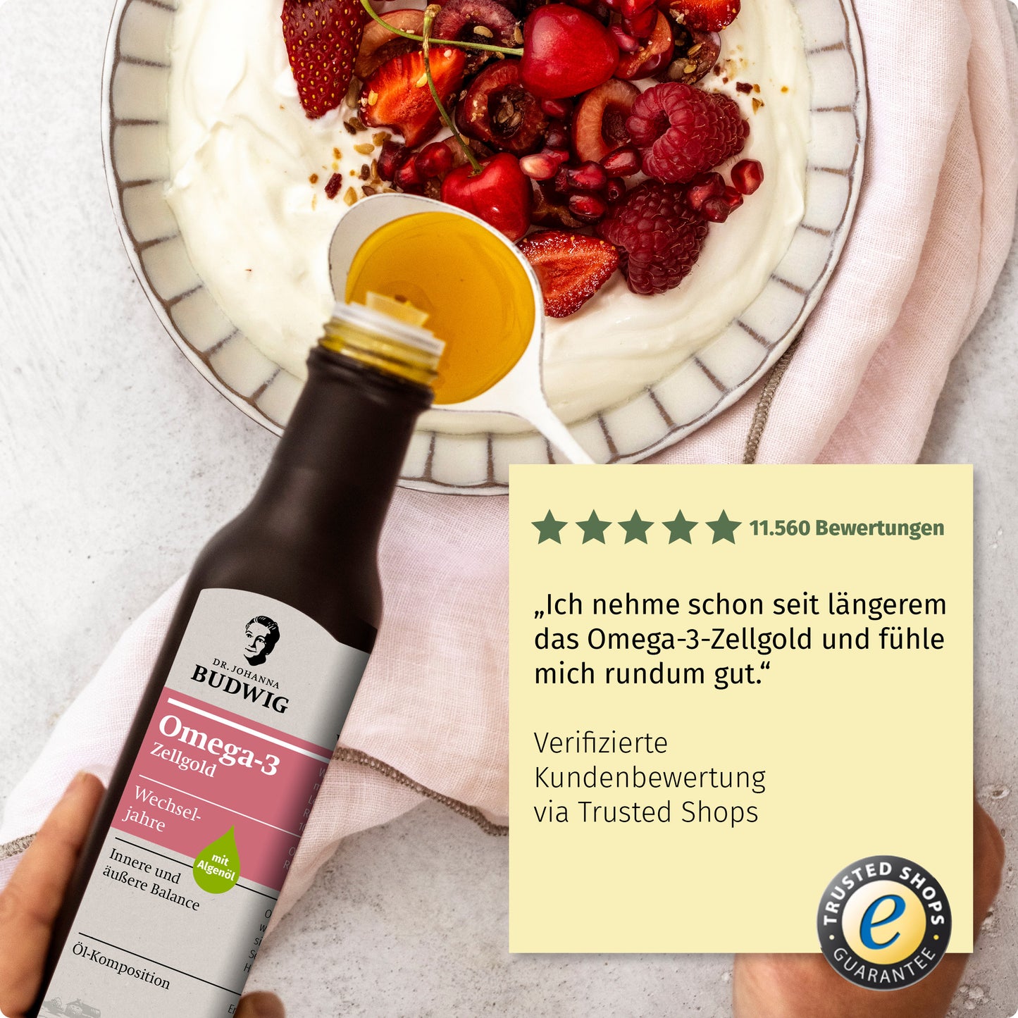 Omega-3 Zellgold Wechseljahre