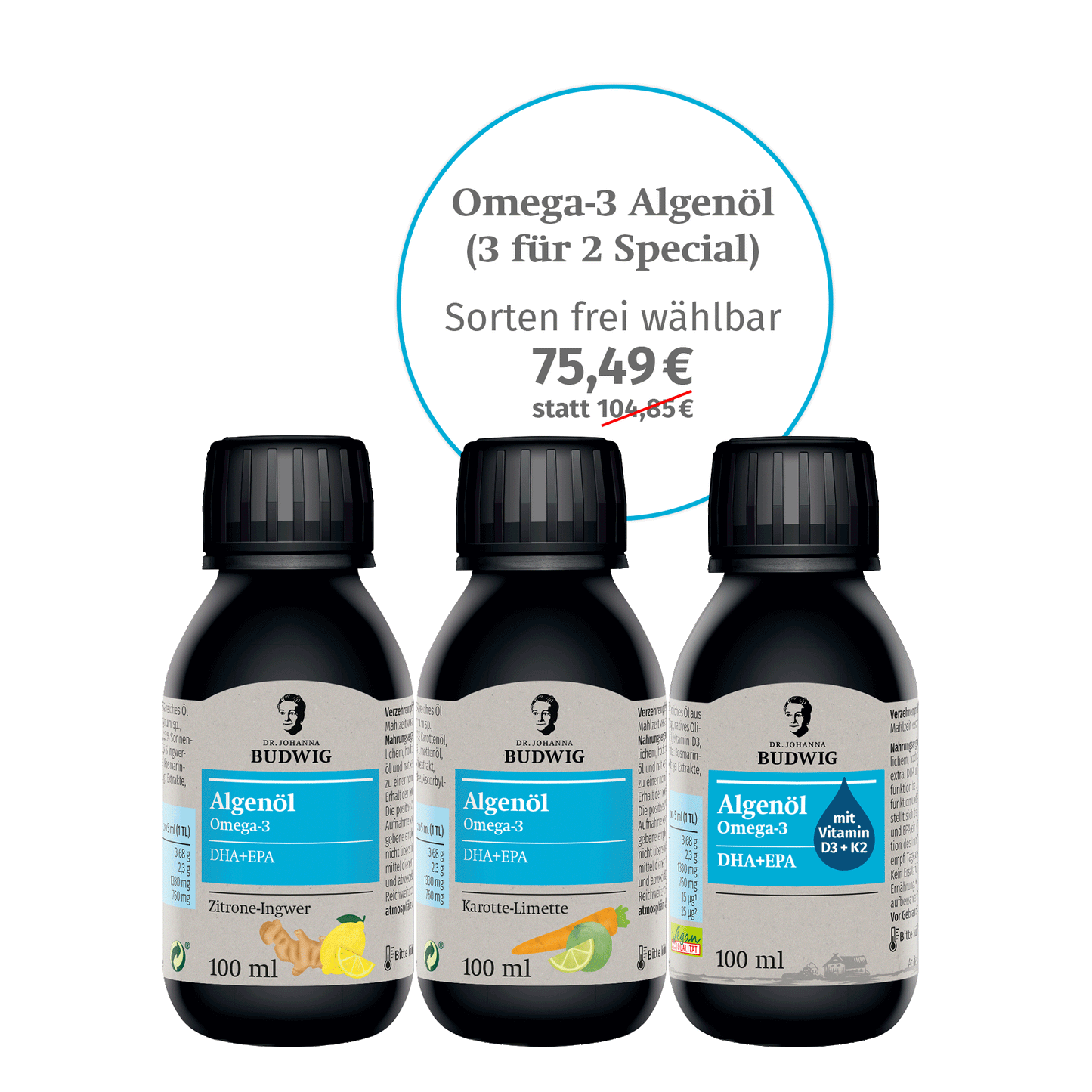 Algenöl 3er-Paket Special