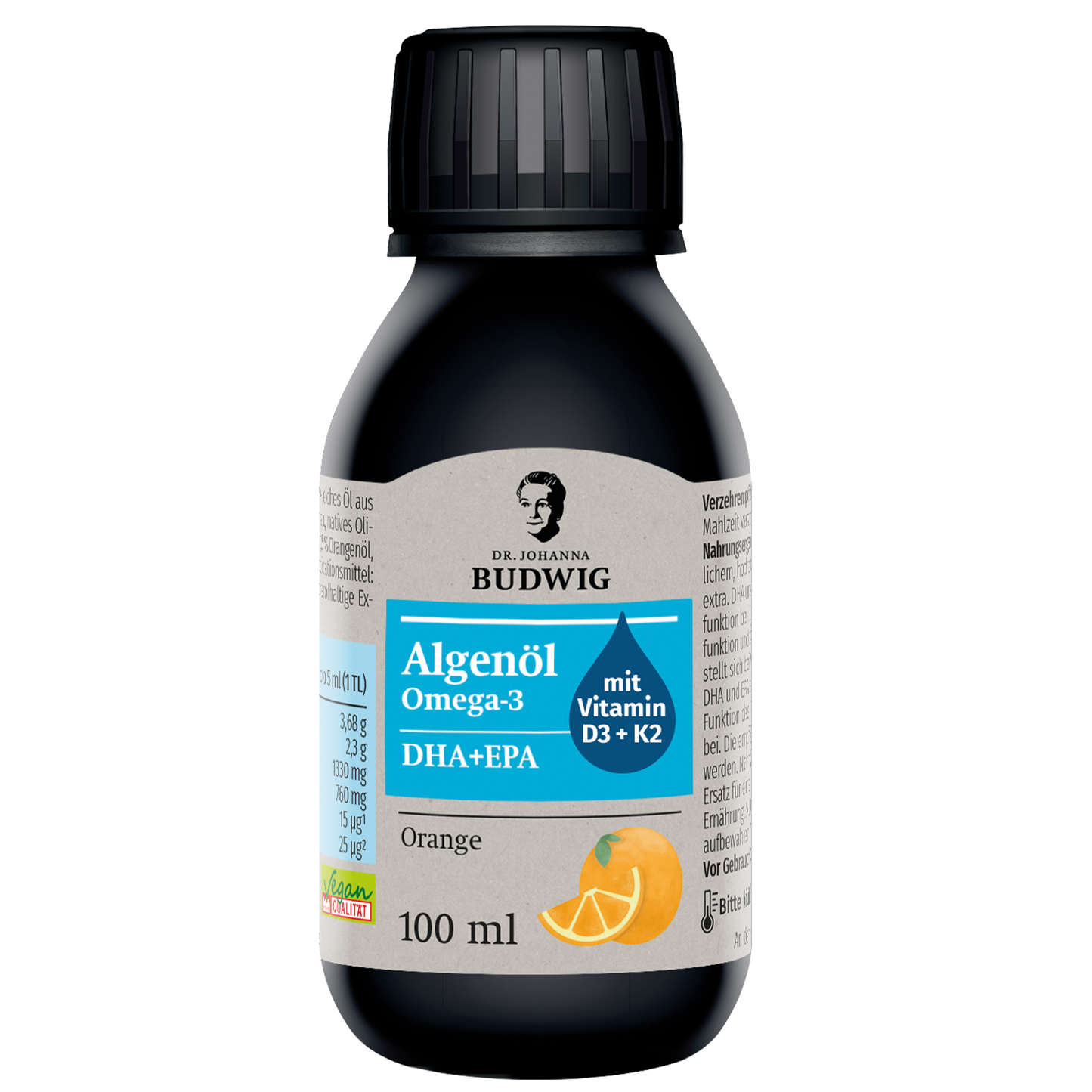 Omega-3 Algenöl Orange