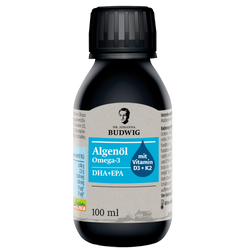 Omega-3 Algenöl Pur mit Vitamin D3 & K2