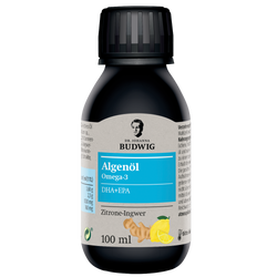 Omega-3 Algenöl Zitrone-Ingwer