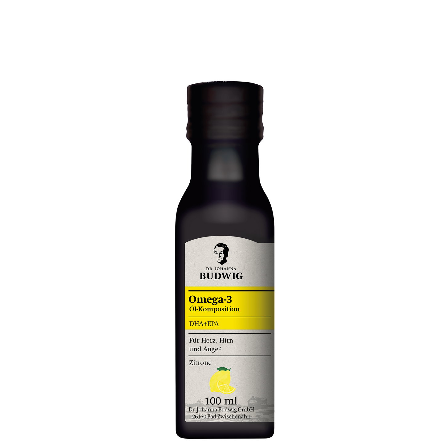 Omega-3 DHA+EPA Öl Zitrone