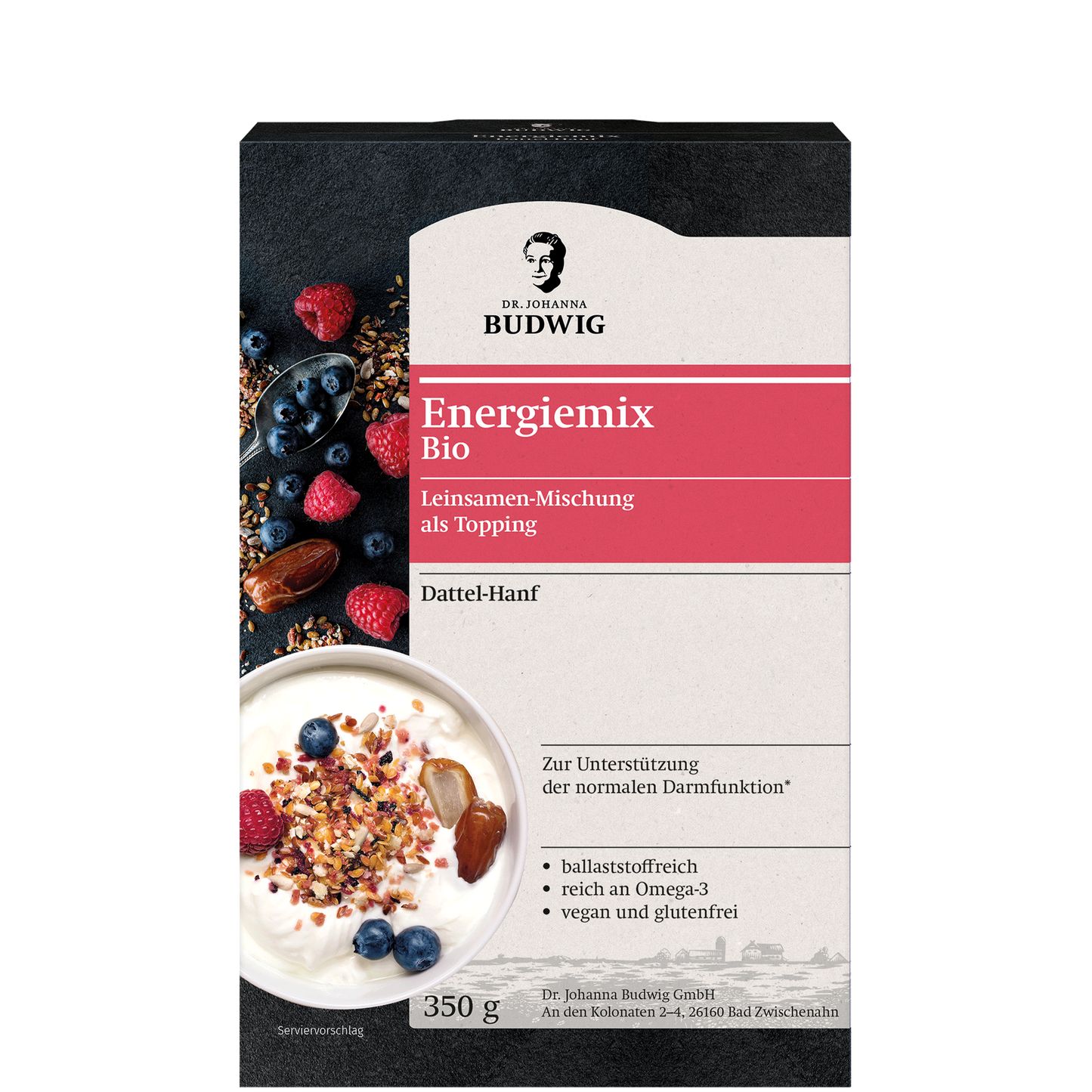 Energiemix Dattel-Hanf