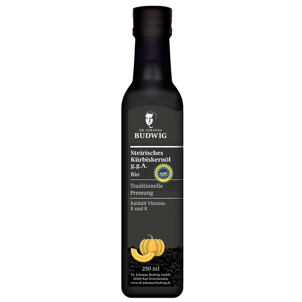 kürbiskernöl kühlschrank aufbewahren Steirisches Kürbiskernöl g.g.A kaufen (250ml) – Dr. Johanna Budwig