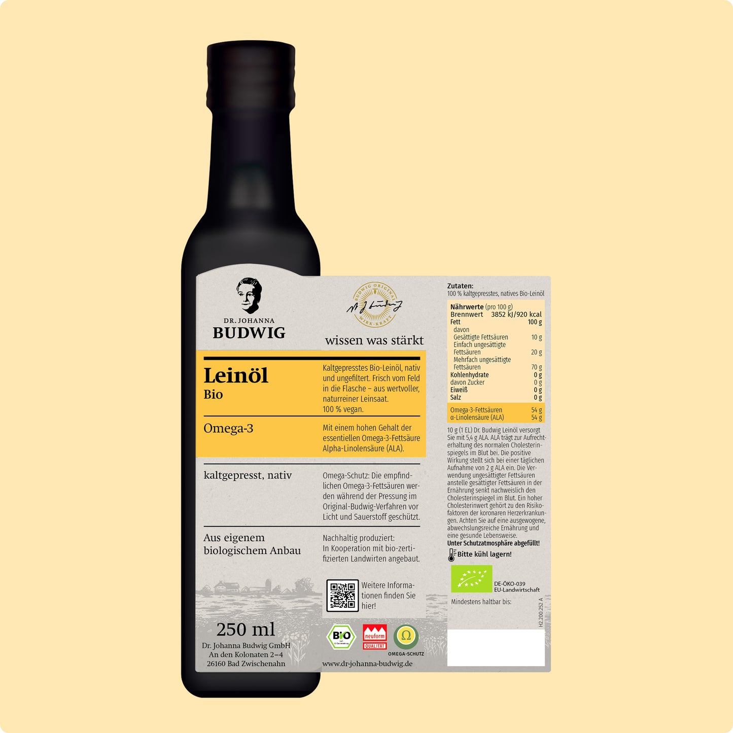 Omega-3 Leinöl Vorratspaket