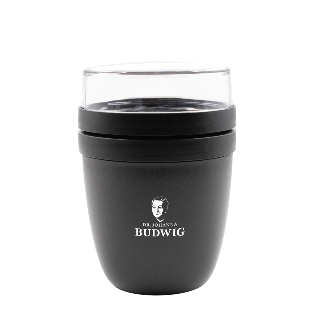 Dr. Budwig to go Becher Nordic black